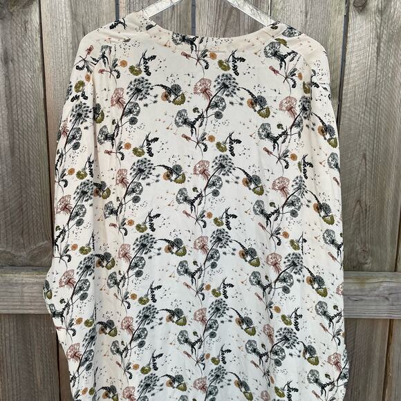 Anthropologie Bel Kazan Floral Open Front Kimono Duster Long Cardigan Size OS - Picture 6 of 10